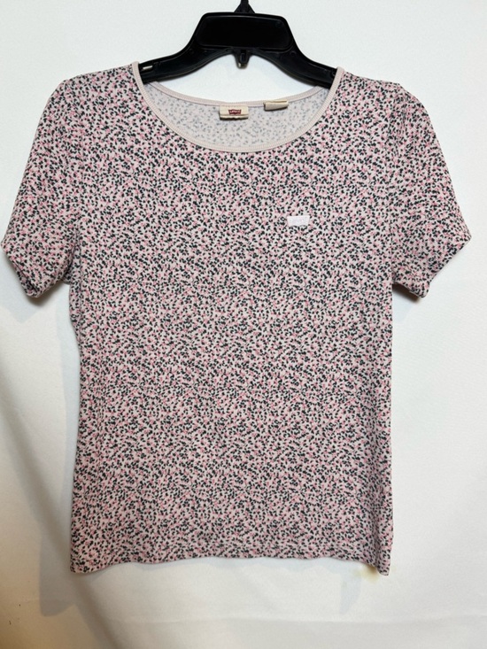Levi's Tops - Levi's Ribbed Pink Floral Woman’s Tee Disty Print